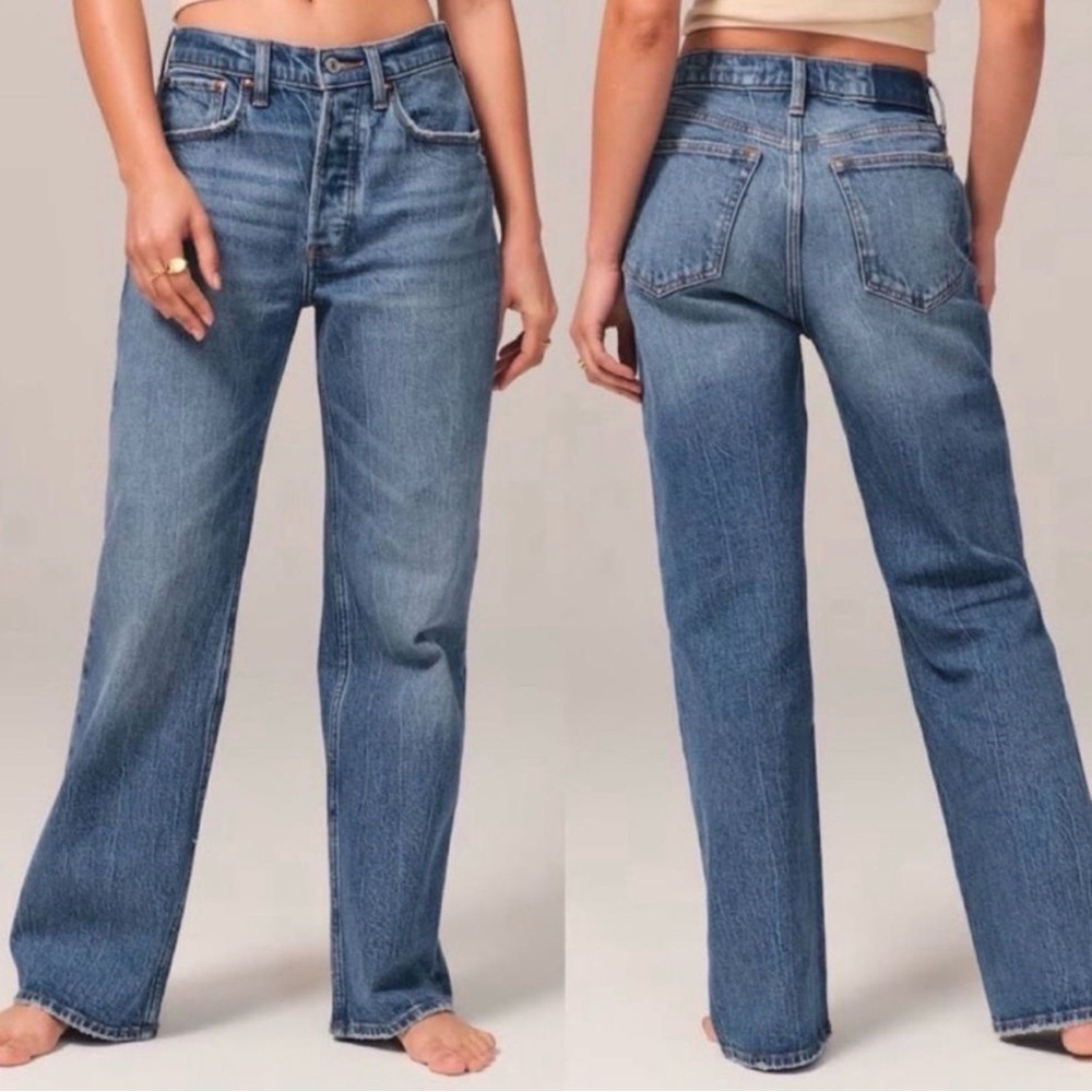Abercrombie & Fitch 90s Baggy Low Rise Jeans